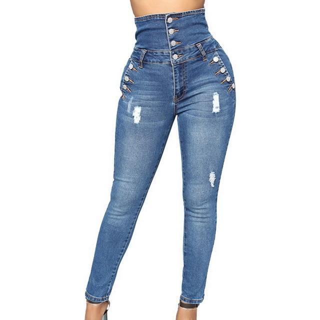 high waist button Jeans - For you and all
