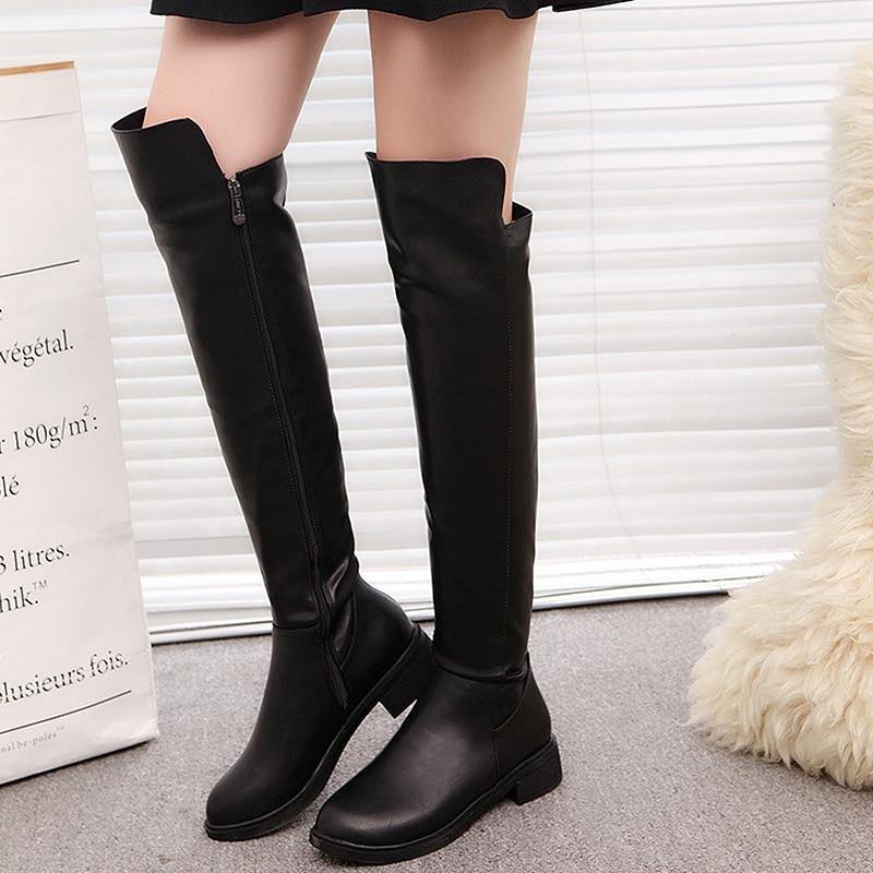 Zipper knee high boots - For you and all