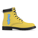 Yellow Waterproof Leather Boots