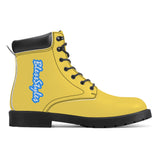 Yellow Waterproof Leather Boots