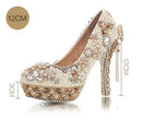 Luxury crystal high heels  with matching bag - For you and all