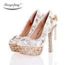 Luxury crystal high heels  with matching bag - For you and all