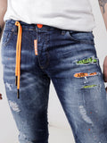 Graphite ripped Jeans
