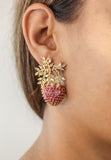 Wild Strawberry Earrings