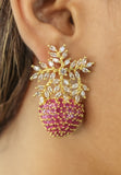 Wild Strawberry Earrings