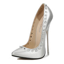 Thin rivet high heels - For you and all