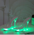 Clear L.e.d  high heels - For you and all