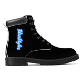 Black Waterproof Leather Boots
