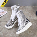 Waterproof flat platform boots - For you and all