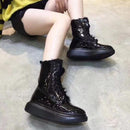 Waterproof flat platform boots - For you and all