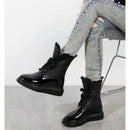 Waterproof flat platform boots - For you and all