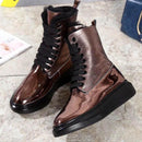 Waterproof flat platform boots - For you and all