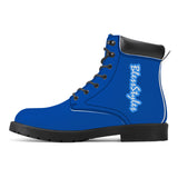 Blue WaterProof Leather Boots