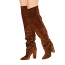 Suede knee high boots - For you and all