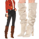 Suede knee high boots - For you and all