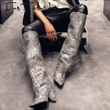 Spike Heel Rhinestone