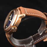 Hruodland Bronze Sapphire Glass Watch