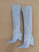 Spike Heel Rhinestone