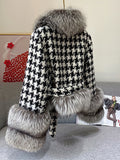 Short Fur Wool Jacket
