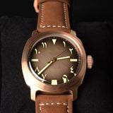 Hruodland Bronze Sapphire Glass Watch