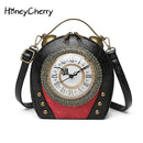Retro Walkable Clock Handbag