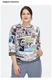 Plus size Anime graphic Top