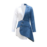 Button Up Long Sleeve Jean Dress