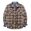 Windproof  Flannel  Warm Dress Shirt