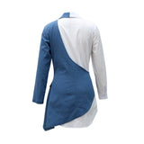 Button Up Long Sleeve Jean Dress