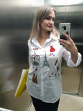 Trip to Paris Blouse