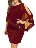 Plus Size Bag Hip Dress