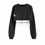 Crop Slim Sweatshirt