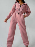 Sporty Leisure Hooded Romper
