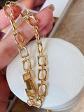 Gold Irregular Square Bracelet