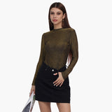 Bright Silk Slim Fit Top