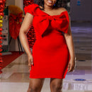 Large Bow Tie Dress