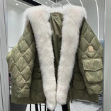 Fur Duck Down Jacket