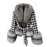 Short Fur Wool Jacket