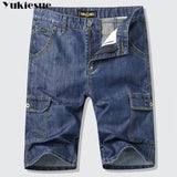 Cargo Jean Shorts
