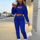 Three Piece Set Sweat Suit