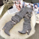 Spike Heel Rhinestone