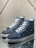 High-top Jeans Rivets Sneakers