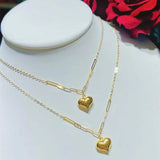 Gold Heart Necklace
