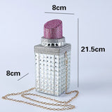 Rhinestone  Lipstick Clutch