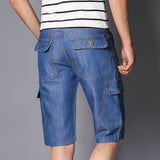 Cargo Jean Shorts