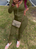 Kangaroo Pocket Hooded Sweatsuit