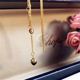 Double Gold chain Necklace