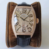 Chronograph Tonneau Diamonds Luxury Watch