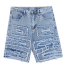 Ripped Style Jean Shorts