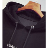 Thick Double Buckle Sweater Hoodie
